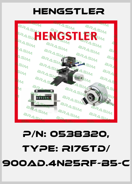 p/n: 0538320, Type: RI76TD/ 900AD.4N25RF-B5-C Hengstler