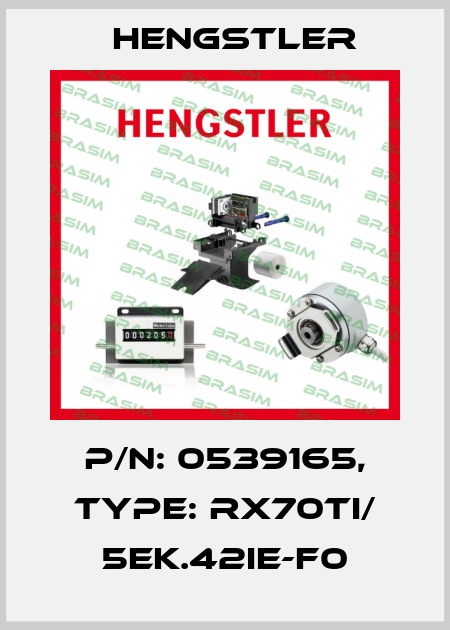 p/n: 0539165, Type: RX70TI/ 5EK.42IE-F0 Hengstler