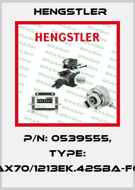 p/n: 0539555, Type: AX70/1213EK.42SBA-F0 Hengstler