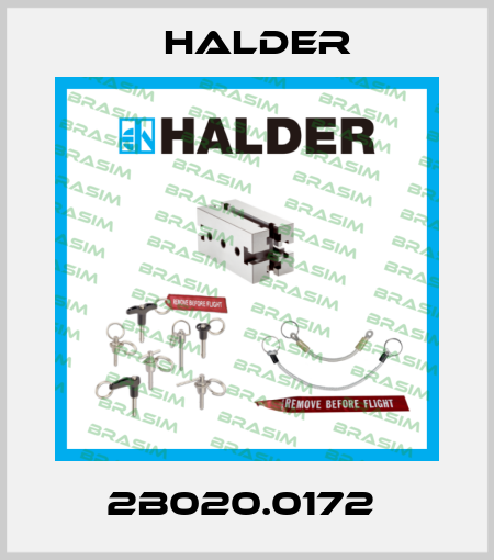 2B020.0172  Halder