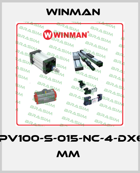 WPV100-S-015-NC-4-DX63 mm  Winman