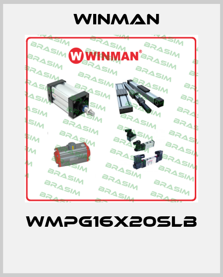 WMPG16X20SLB  Winman