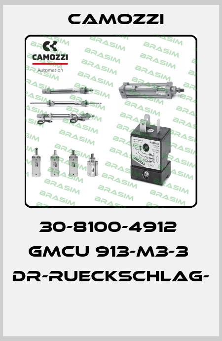 30-8100-4912  GMCU 913-M3-3  DR-RUECKSCHLAG-  Camozzi