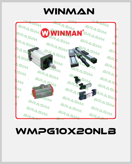 WMPG10X20NLB  Winman