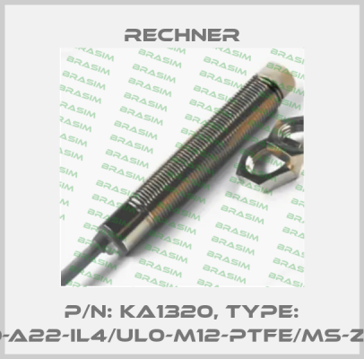 P/N: KA1320, Type: KAS-80-A22-IL4/UL0-M12-PTFE/MS-Z02-1-HP Rechner
