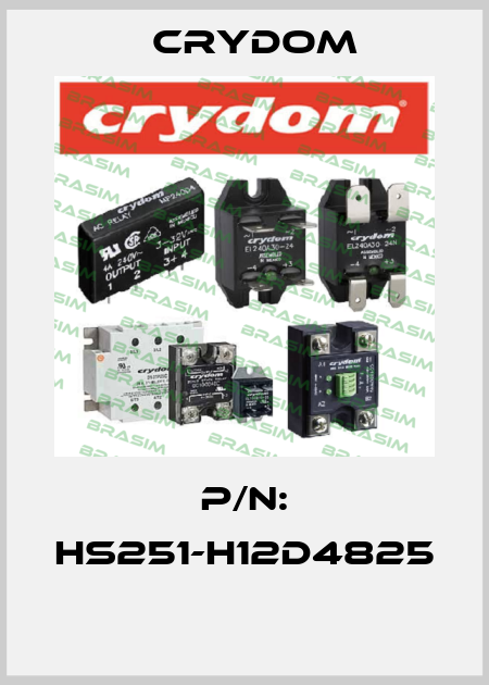 P/N: HS251-H12D4825  Crydom