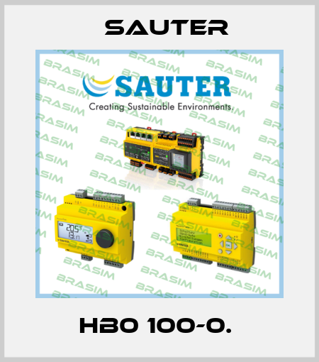 HB0 100-0.  Sauter