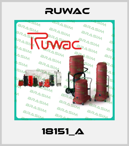 18151_A  Ruwac