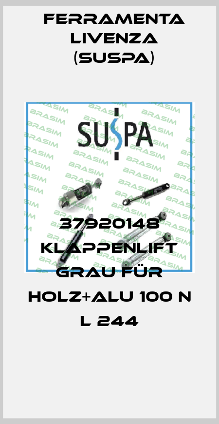 37920148 Klappenlift grau für Holz+Alu 100 N L 244 Ferramenta Livenza (Suspa)