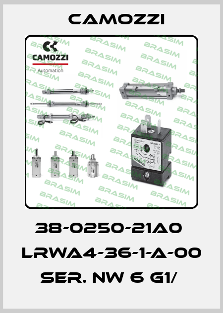 38-0250-21A0  LRWA4-36-1-A-00  SER. NW 6 G1/  Camozzi