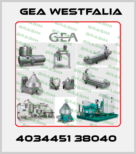 4034451 38040  Gea Westfalia