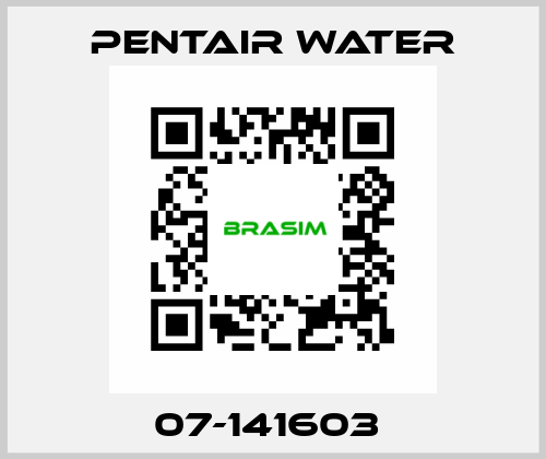 07-141603  Pentair Water