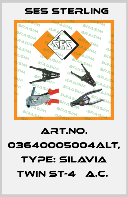 Art.No. 03640005004ALT, Type: Silavia Twin ST-4   A.C.  Ses Sterling