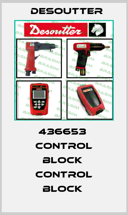 436653  CONTROL BLOCK  CONTROL BLOCK  Desoutter