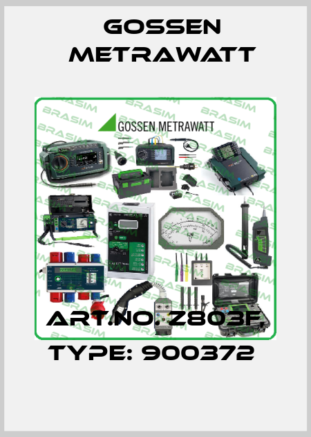 Art.No. Z803F, Type: 900372  Gossen Metrawatt