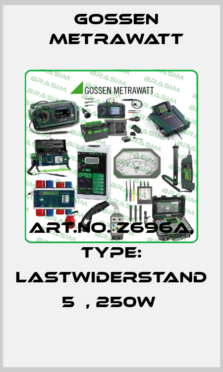 Art.No. Z696A, Type: Lastwiderstand 5Ω, 250W  Gossen Metrawatt