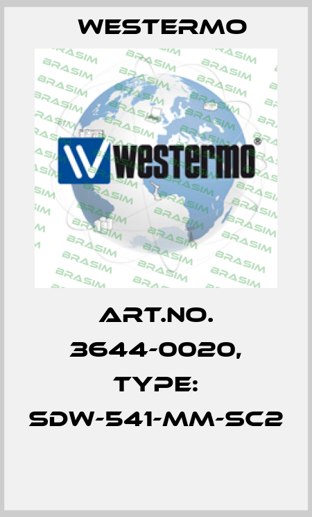 Art.No. 3644-0020, Type: SDW-541-MM-SC2  Westermo