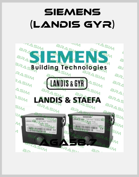 AGA58.7  Siemens (Landis Gyr)