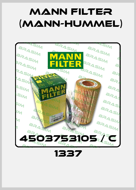 4503753105 / C 1337 Mann Filter (Mann-Hummel)