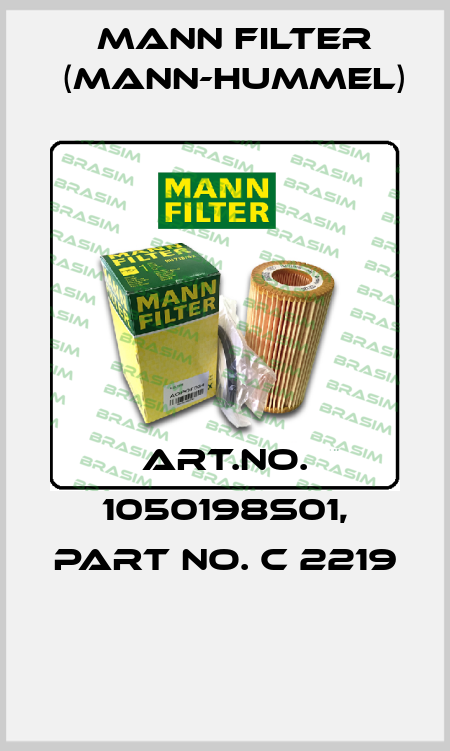 Art.No. 1050198S01, Part No. C 2219  Mann Filter (Mann-Hummel)