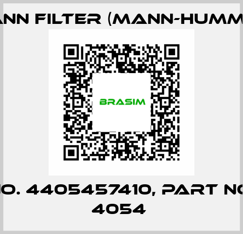 Art.No. 4405457410, Part No. CUK 4054  Mann Filter (Mann-Hummel)