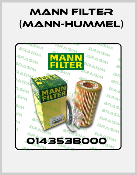 0143538000  Mann Filter (Mann-Hummel)