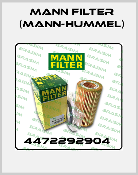 4472292904  Mann Filter (Mann-Hummel)
