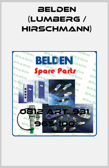 Belden (Lumberg / Hirschmann)-0812 Art. 931 965-100  price