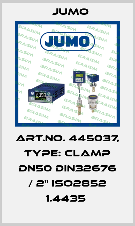 Art.No. 445037, Type: Clamp DN50 DIN32676 / 2" ISO2852 1.4435  Jumo