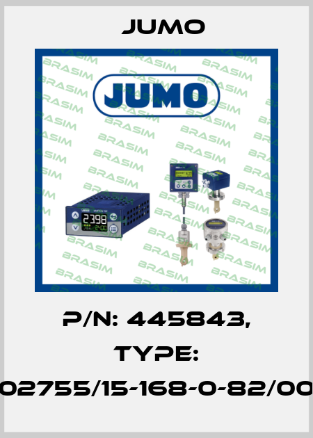 p/n: 445843, Type: 202755/15-168-0-82/000 Jumo