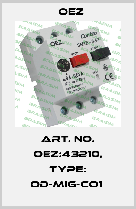 Art. No. OEZ:43210, Type: OD-MIG-CO1  OEZ