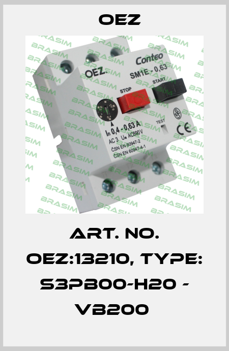 Art. No. OEZ:13210, Type: S3PB00-H20 - VB200  OEZ