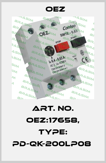 Art. No. OEZ:17658, Type: PD-QK-200LP08  OEZ