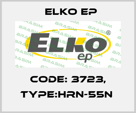 Code: 3723, Type:HRN-55N  Elko EP