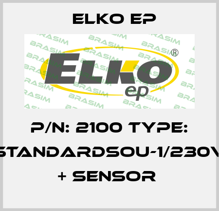 P/N: 2100 Type: standardSOU-1/230V + Sensor  Elko EP