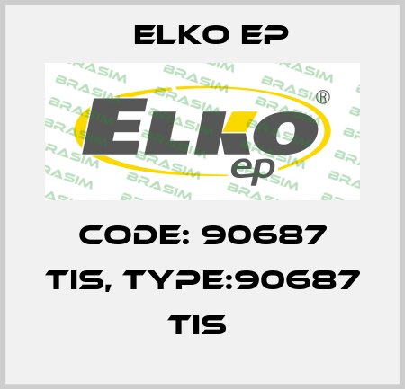 Code: 90687 TIS, Type:90687 TIS  Elko EP