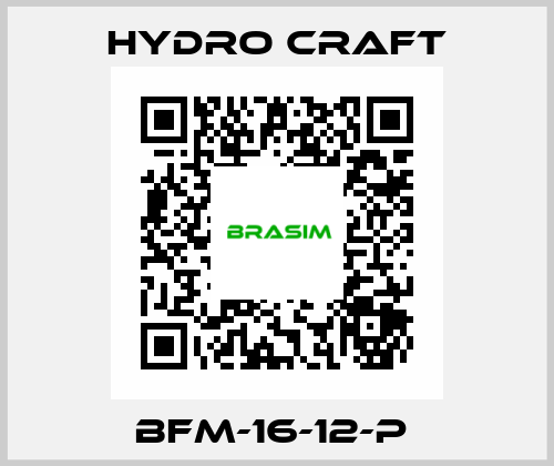 BFM-16-12-P  Hydro Craft