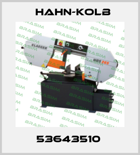53643510  Hahn-Kolb