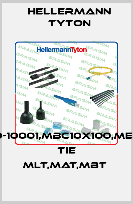 540-10001,MBC10X100,METAL TIE MLT,MAT,MBT  Hellermann Tyton