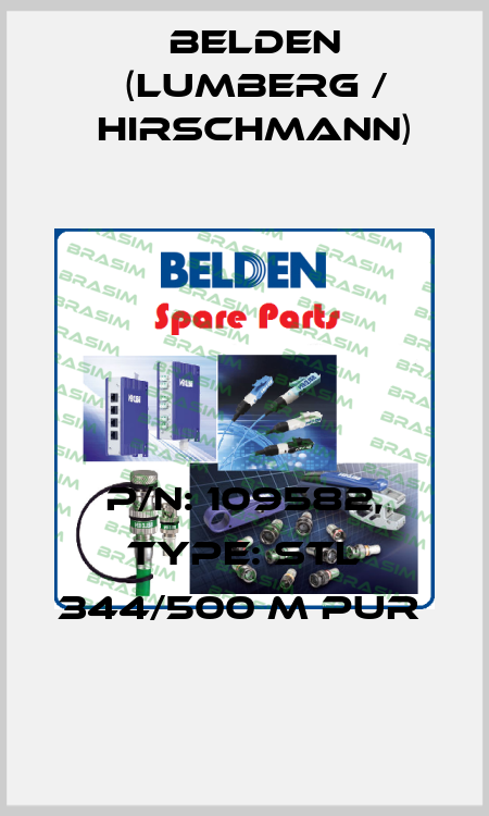 P/N: 109582, Type: STL 344/500 M PUR  Belden (Lumberg / Hirschmann)