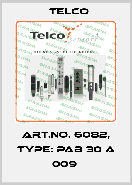 Art.No. 6082, Type: PAB 30 A 009  Telco