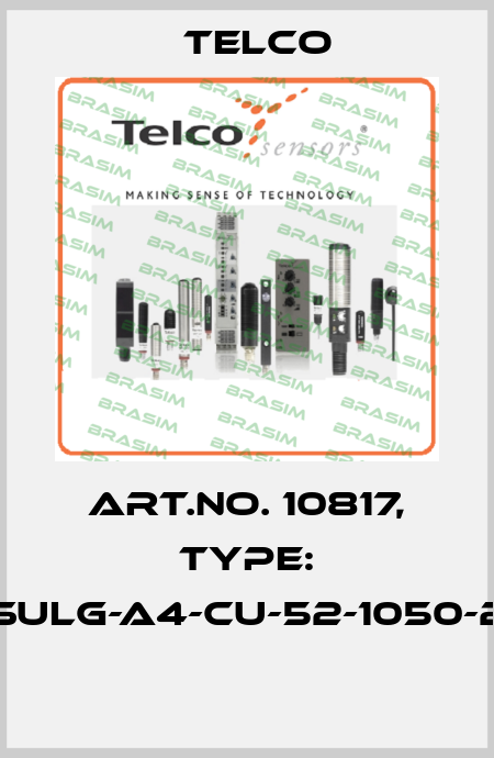 Art.No. 10817, Type: SULG-A4-CU-52-1050-2  Telco