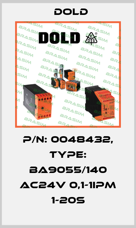 p/n: 0048432, Type: BA9055/140 AC24V 0,1-1IPM 1-20S Dold