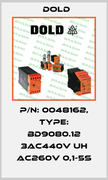 p/n: 0048162, Type: BD9080.12 3AC440V UH AC260V 0,1-5s Dold