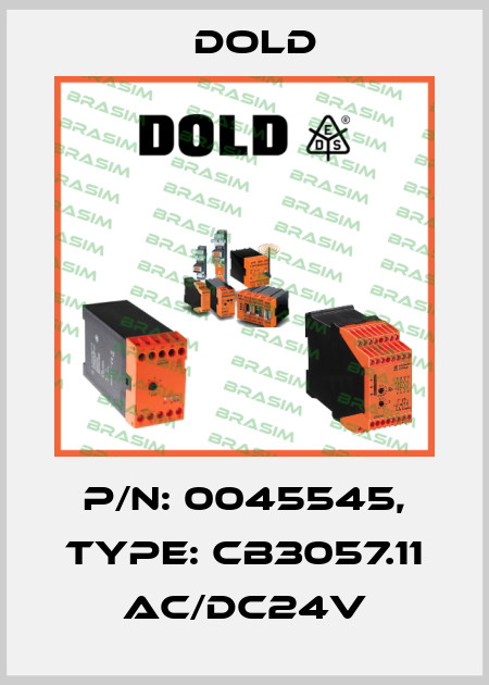 p/n: 0045545, Type: CB3057.11 AC/DC24V Dold