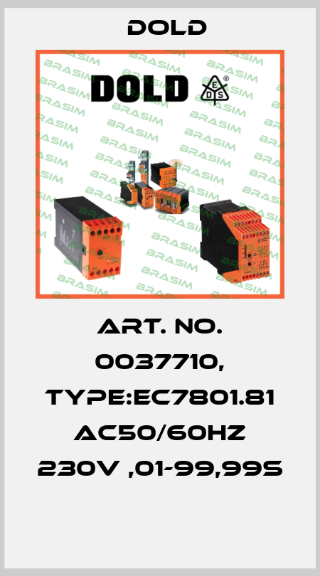 Art. No. 0037710, Type:EC7801.81 AC50/60HZ 230V ,01-99,99S  Dold