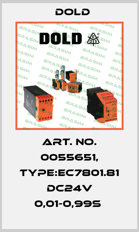 Art. No. 0055651, Type:EC7801.81 DC24V 0,01-0,99S  Dold