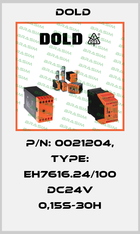 p/n: 0021204, Type: EH7616.24/100 DC24V 0,15S-30H Dold