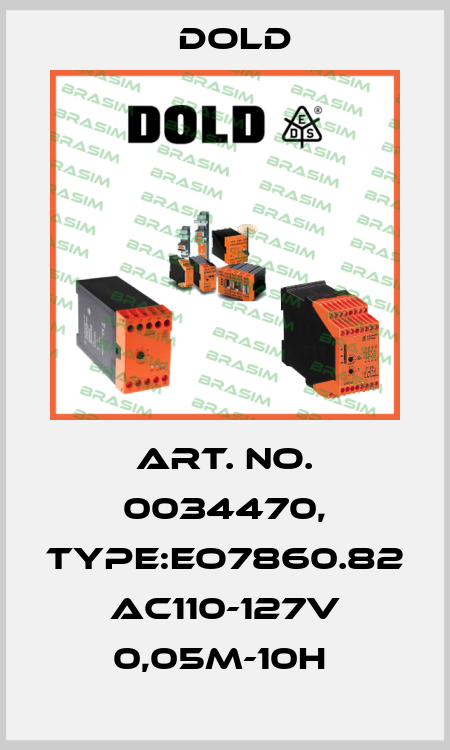 Art. No. 0034470, Type:EO7860.82 AC110-127V 0,05M-10H  Dold
