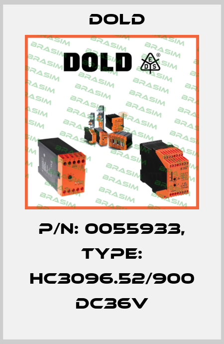 p/n: 0055933, Type: HC3096.52/900 DC36V Dold